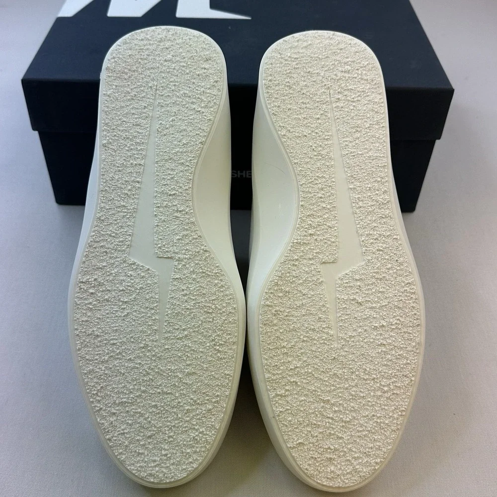 Wolf & Shepherd Cruise Ace White Men's Sz 6.5 Women's Sz 8 Italian Leather